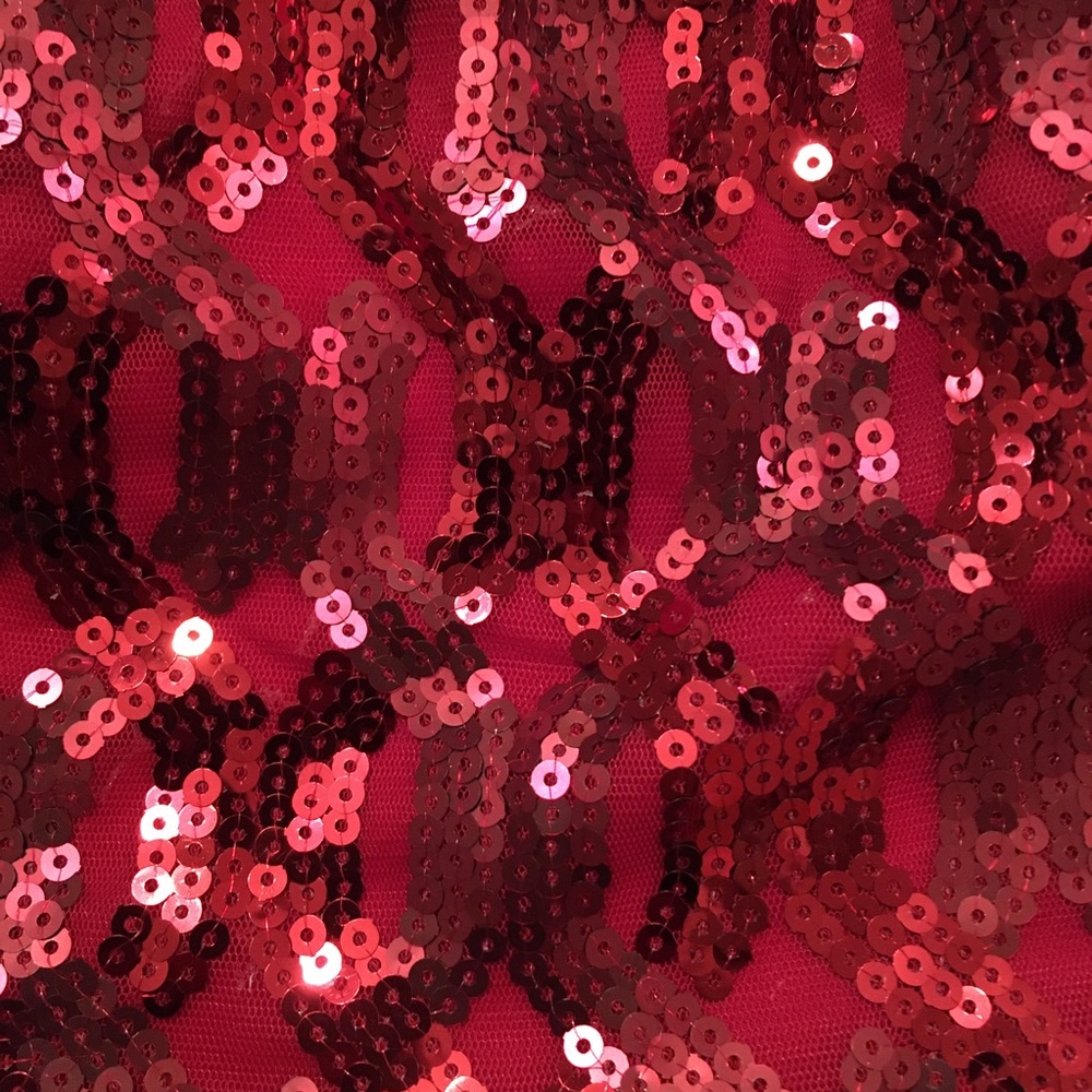 My Michelle Red Sequin Dress - Picture 7 of 12